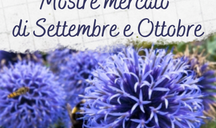 Calendario mostre mercato di Settembre e Ottobre 2022