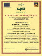 Geel Floricultura - Attestato Corso Parolo Enrico Geel Floricultura - Attestato Corso Parolo Enrico
